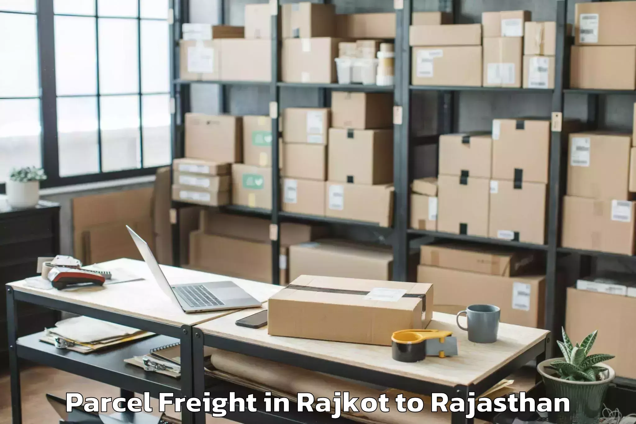 Book Rajkot to Achrol Parcel Freight Online